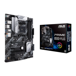 ASUS PRIME B550-PLUS B550 AM4 DDR4 ATX Sans WiFi 2 emplacements M.2 Carte mère