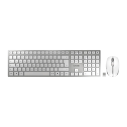 Cherry DW 9100 Slim Combo Argent Clavier et souris sans fil
