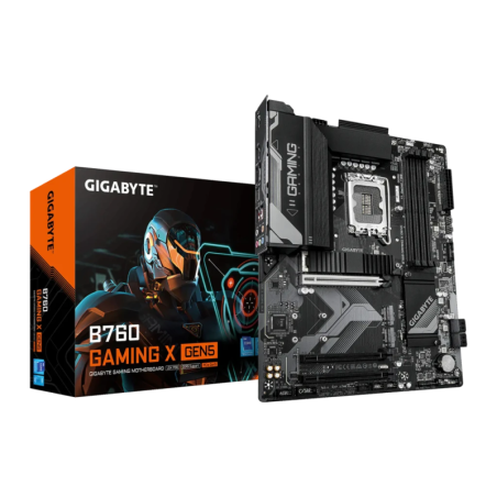 Gigabyte B760 Gaming X GEN5 LGA1700 DDR5 ATX 2,5G Ethernet 3 emplacements M.2 Carte mère