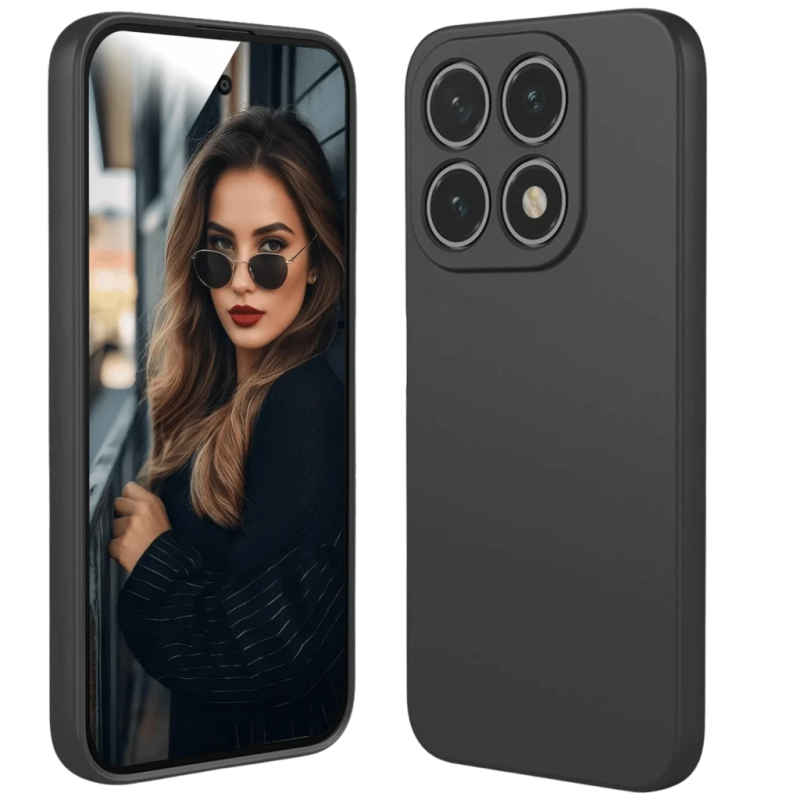 Coque Xiaomi Redmi 17C 5G Square Liquid Premium Noir