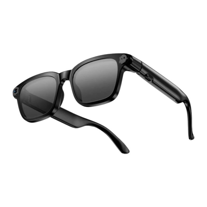 Smartglasses M08 Noir 8MP Haut-parleurs intégrés verres photochromiques Lunettes connectées