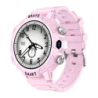 T75 Kids 4G Rose Bouton SOS Appel Vidéo GPS LBS IP67 - Montre connectée