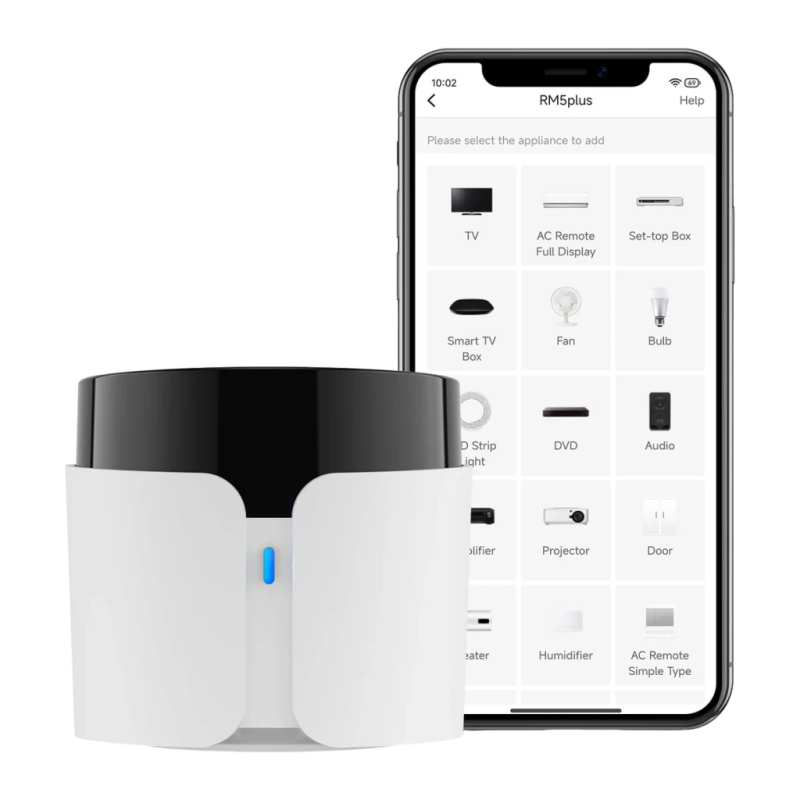 Télécommande Universelle IR Intelligente Broadlink RM5 Plus WiFi