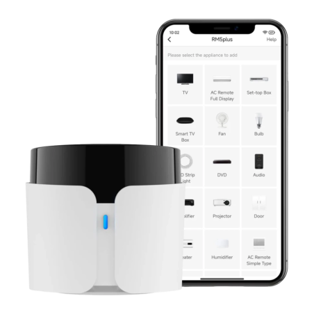 Télécommande Universelle IR Intelligente Broadlink RM5 Plus WiFi