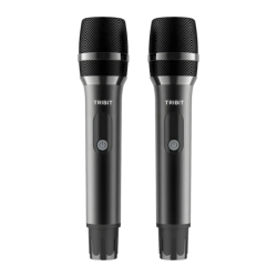 Tribit BTS56M Noir Dynamique 2 TX + 1 RX Microphone sans fil