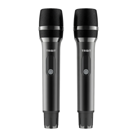 Tribit BTS56M Noir Dynamique 2 TX + 1 RX Microphone sans fil
