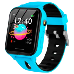 A8 Bleu 1,44 pouces IPS Smartwatch pour enfants - Montre connectée