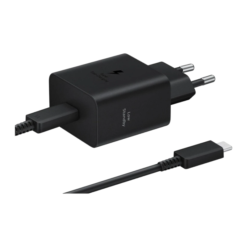 Chargeur Samsung Noir 45W USB-C EP-T4511 avec câble inclus