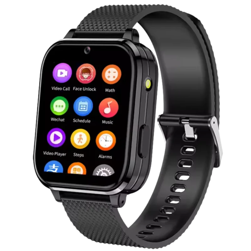 T36 4G Noir 1,7 pouces IPS GPS IP67 Smartwatch pour enfants - Montre connectée