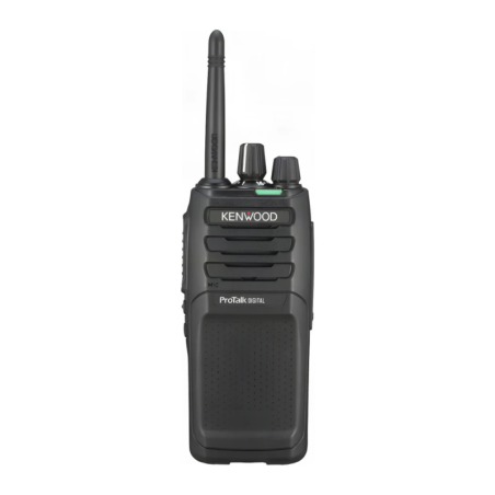 Kenwood Noir 9000m 48 Canaux (32 dPMR446 + 16 PMR446) TK-3701D Talkie-walkie