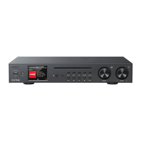 Kenwood 60W Streaming Noir KR-W8000SCD Bluetooth 5.2 WiFi Ampli-tuner Hi-Fi
