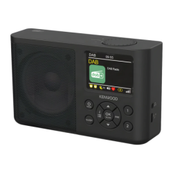 Kenwood DAB+/FM AC/Batterie rechargeable Bluetooth 5.3 Noir CR-M33DAB 6h 2000mAh Radio portable
