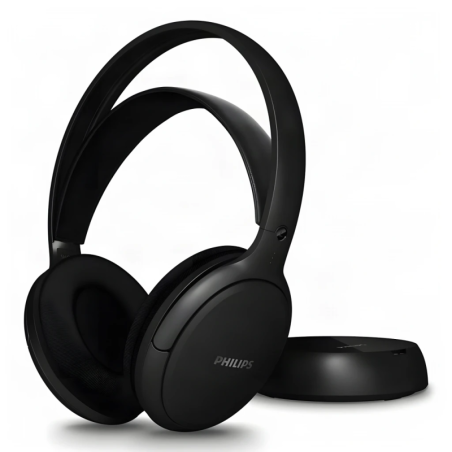 Philips RF SHC5200 Noir Arceau 30h Casque sans fil