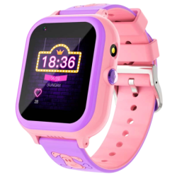 T29 4G Rose 1,4 pouces TFT GPS IP67 Smartwatch pour enfants - Montre connectée