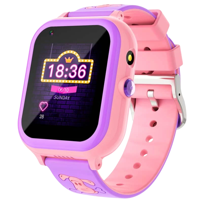 T29 4G Rose 1,4 pouces TFT GPS IP67 Smartwatch pour enfants - Montre connectée