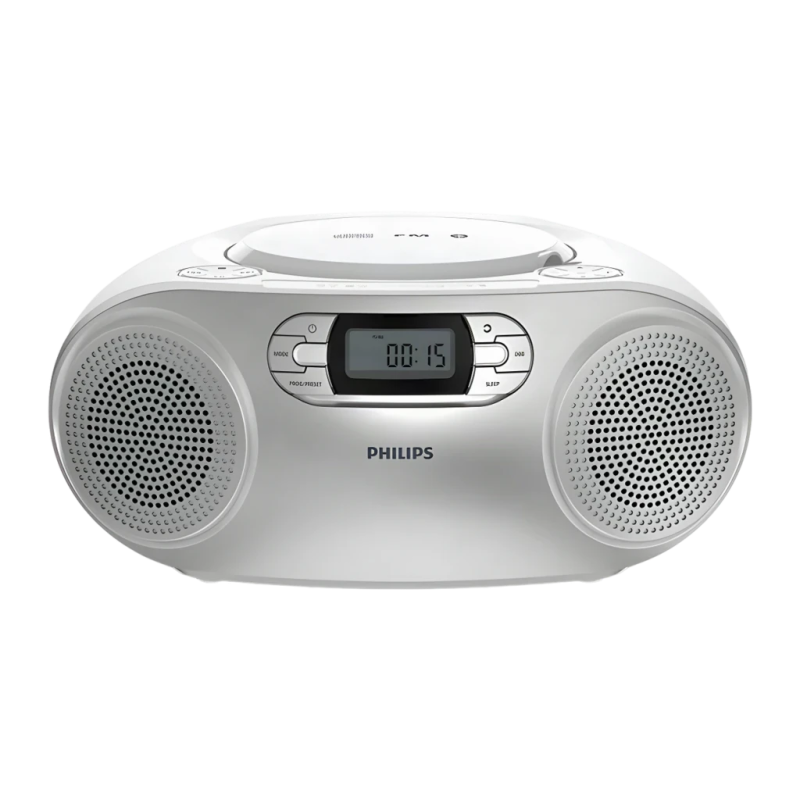 Philips Radio FM Bluetooth 6.0 Argent TAZ2000 Lecteur CD