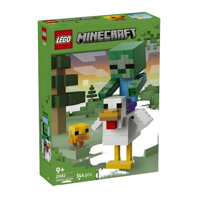 Set de construction LEGO Minecraft Chicken Jockey 21582 344 pièces