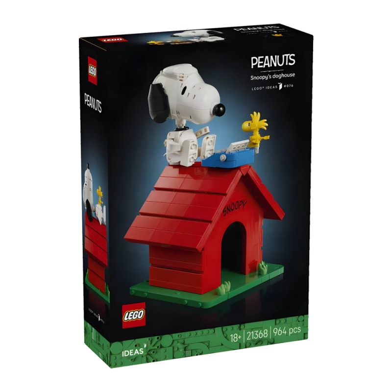 Set de construction LEGO Ideas 21368 Peanuts : La Niche de Snoopy 964 pièces