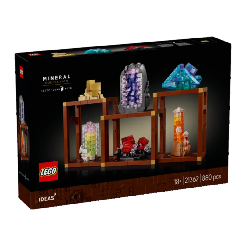 Set de Construction LEGO Ideas Collection de Minéraux 21362 880 Pièces