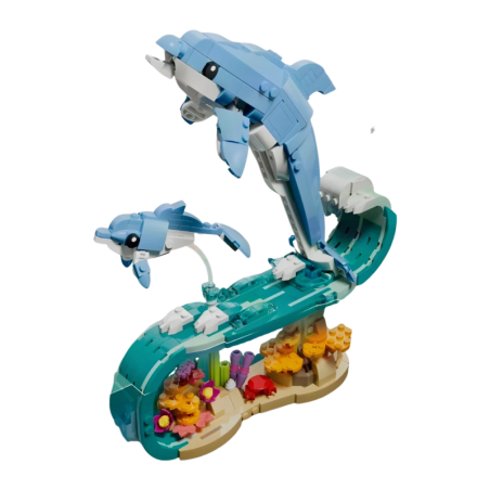 Set de construction LEGO Creator 3 en 1 31385 Créatures Marines : Beaux Dauphins