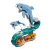 Set de construction LEGO Creator 3 en 1 31385 Créatures Marines : Beaux Dauphins