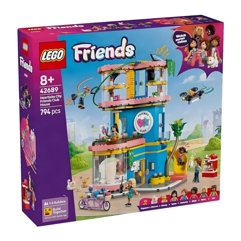 Jeu de construction LEGO Friends Heartlake City Friendship Clubhouse 42689 794 pièces 8+ ans