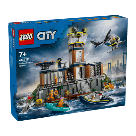 Set de Construction LEGO City 60419 Commissariat de Police sur l'Île Prison