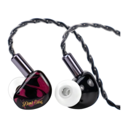 Kiwi Ears Cadenza Jack 3,5 mm 10mm Béryllium Rouge In-Ear Écouteurs
