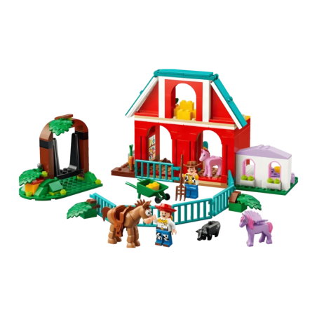 Set de construction LEGO Disney Pixar 43304 Ranch de Chevaux de Blaze