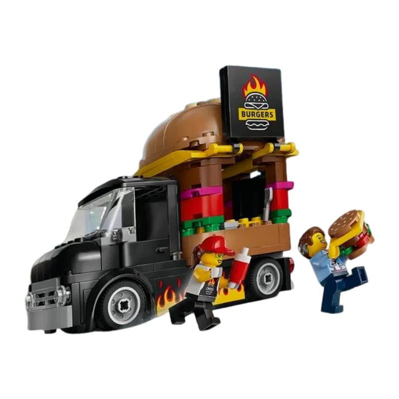 Set LEGO City Burger Truck 60404 194 pièces +5 ans