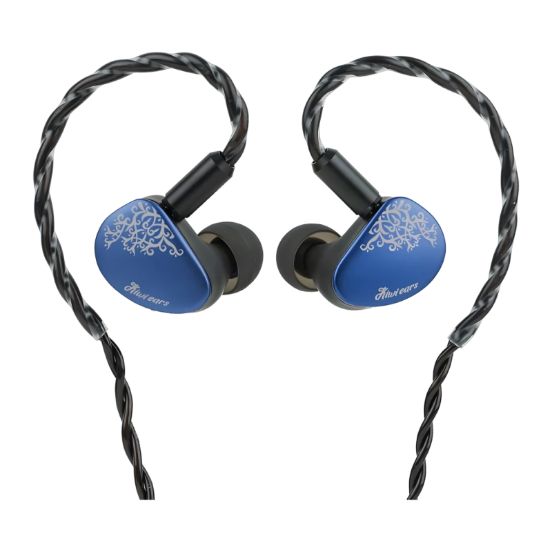 IEM Kiwi Ears Cadenza II Jack 3,5 mm 10mm Driver Dynamique Bleu Écouteurs