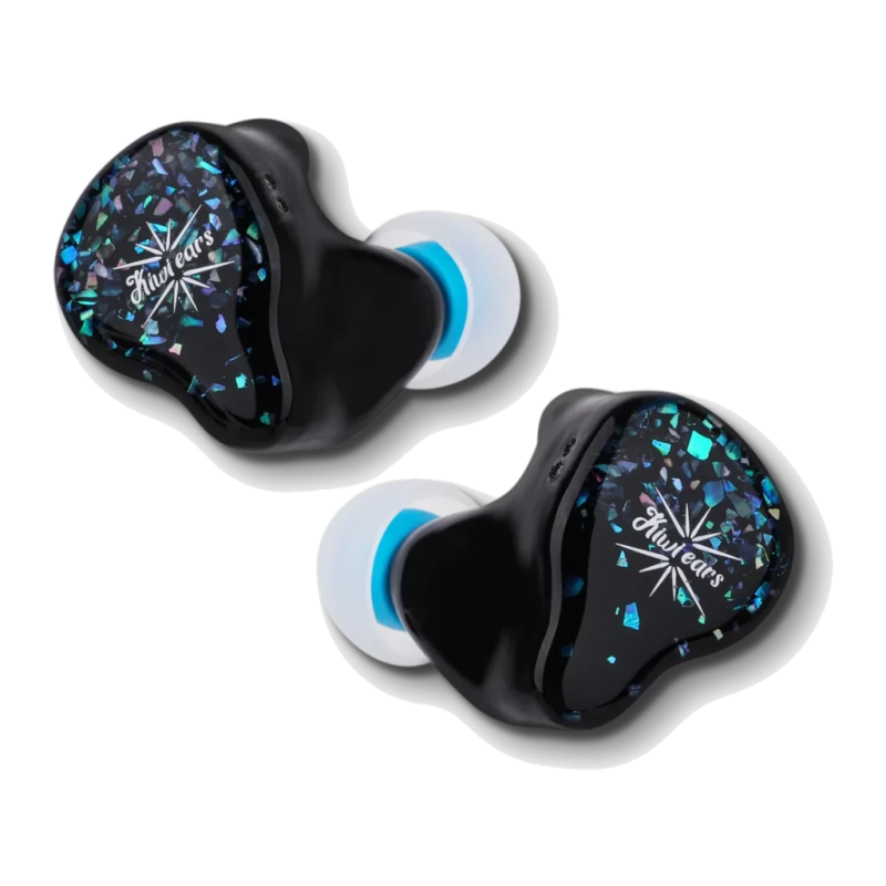 IEM Kiwi Ears Astral Bleu Câble 3,5 mm + 4,4 mm Équilibré Écouteurs