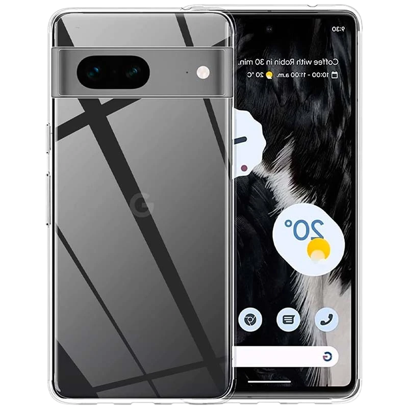 Coque en silicone Google Pixel 7 5G Transparent