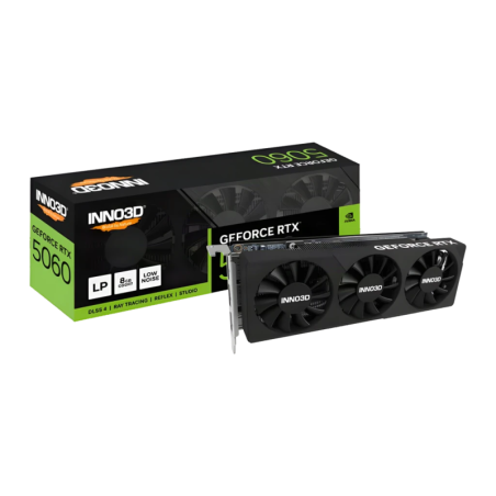 Inno3D GeForce RTX 5060 Low Profile 8GB GDDR7 3 ventilateurs Carte graphique