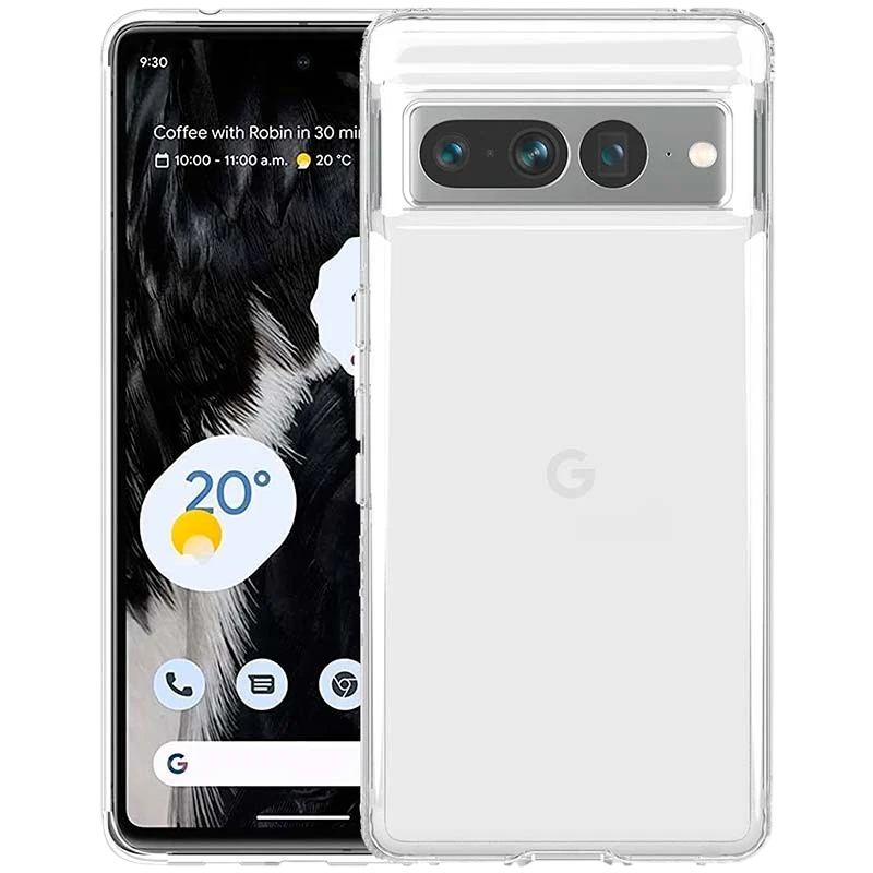 Coque en silicone Google Pixel 7 Pro 5G 5G Transparent