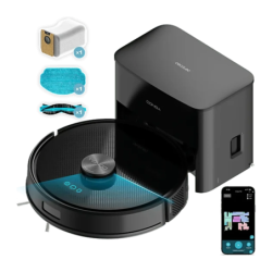 Cecotec Conga Y50 5000Pa LiDAR lavage 3 niveaux vidage automatique Dust-in Home 145 min 3200mAh Robot aspirateur