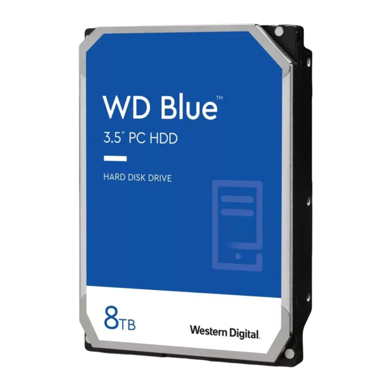 WD Blue WD80EAAZ 5640 RPM 8TB SATA 3,5 pouces Disque dur
