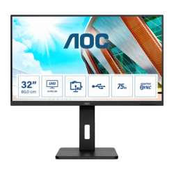 AOC U32P2 31,5 pouces 4K VA 60Hz 4ms Écran