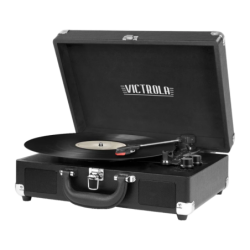 Victrola Journey VSC-550BT Suitcase Noir 3W Bluetooth entraînement par courroie 33/45 rpm Platine vinyle