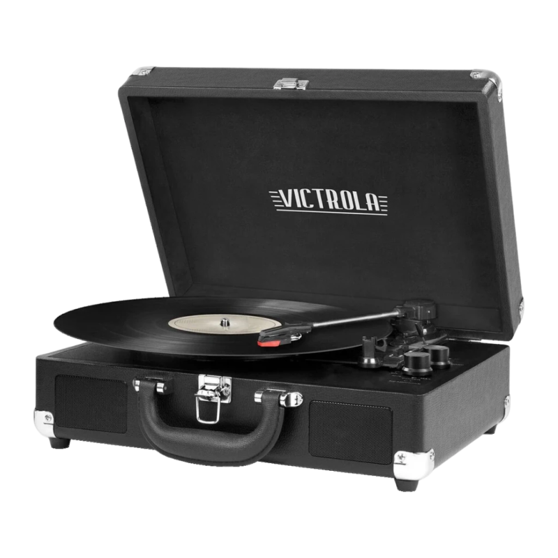 Victrola Journey VSC-550BT Suitcase Noir 3W Bluetooth entraînement par courroie 33/45 rpm Platine vinyle