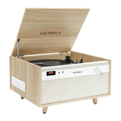 Victrola Century 6-in-1 Music Center Bluetooth 5.1 entraînement par courroie Platine vinyle