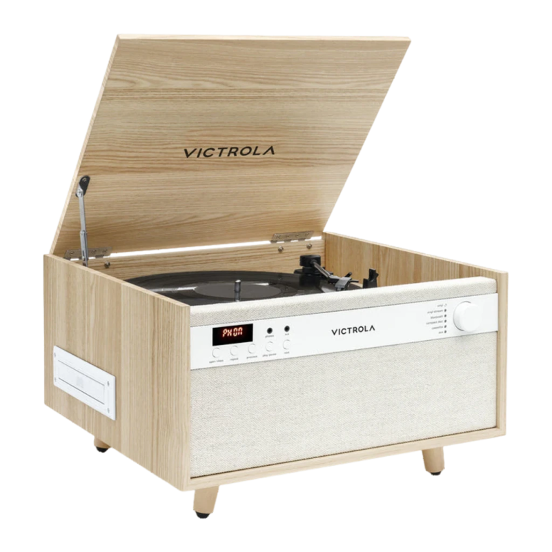 Victrola Century 6-in-1 Music Center Bluetooth 5.1 entraînement par courroie Platine vinyle