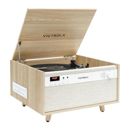 Victrola Century 6-in-1 Music Center Bluetooth 5.1 entraînement par courroie Platine vinyle