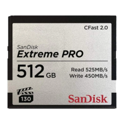 Carte CFast SanDisk Extreme PRO CFast 512GB 525MB/s MicroSD