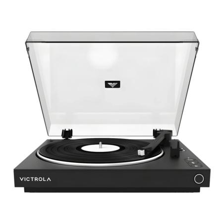 Victrola Automatic VPT-800 Bluetooth 5.1 entraînement par courroie 33/45 rpm Platine vinyle