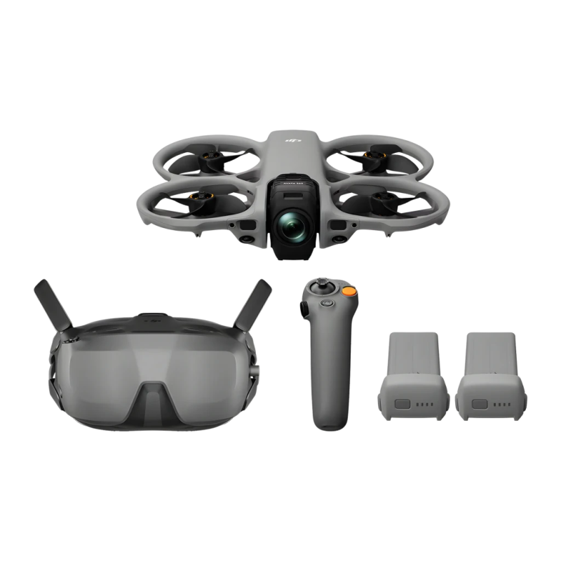 DJI Avata 2 Fly More Combo Motion Controller 4K 60fps HDR 12MP Drone
