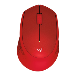 Logitech M330 Silent Plus Rouge 2,4 GHz 3 boutons Souris sans fil