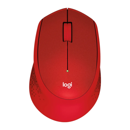 Logitech M330 Silent Plus Rouge 2,4 GHz 3 boutons Souris sans fil