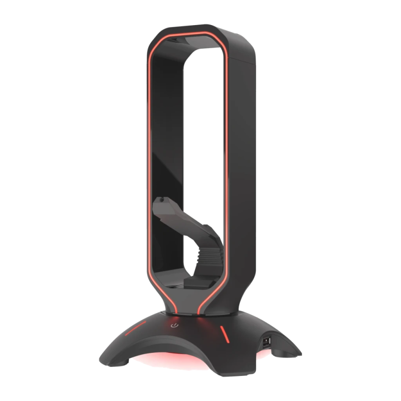Support pour casque Genesis Vanad 500 LED RGB 7 couleurs 128x128x253mm