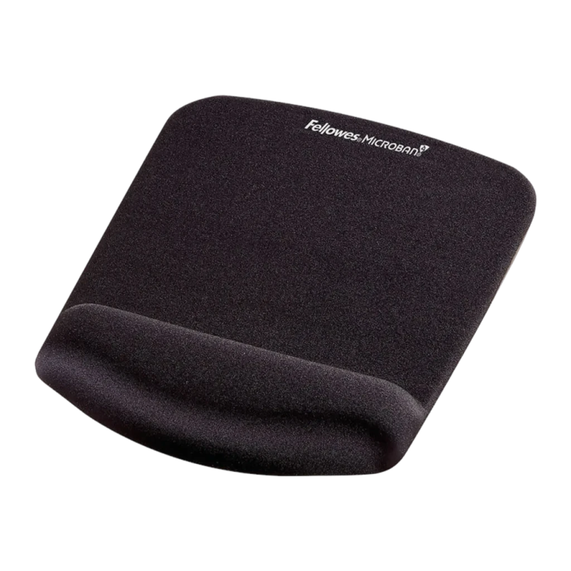 Tapis de souris Fellowes PlushTouch FoamFusion avec repose-poignet 184x238 mm